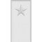 Ekena Millwork Standard Foster Star Plinth Block With Rounded Edge, 3"W x 6"H x 1/2"P PBP030X060X050FOS08 - alternate 4